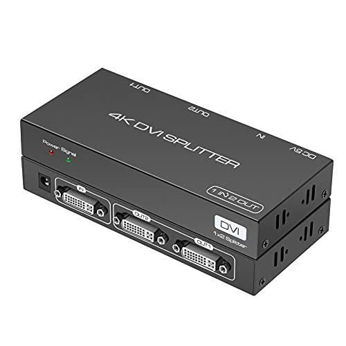 Vedindust DVI Splitter a 2 Porte 4K/30Hz