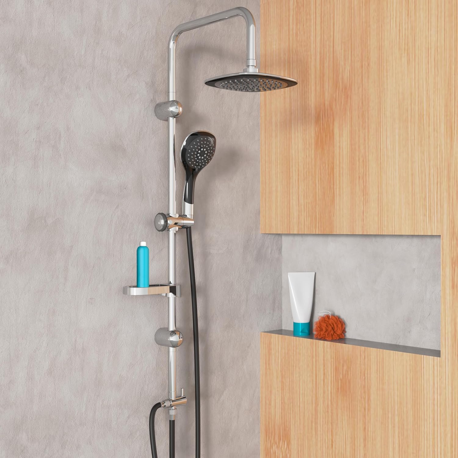 Eisl DXLD60088CS - Set Doccia a Pioggia 200x200 mm - immagine 2