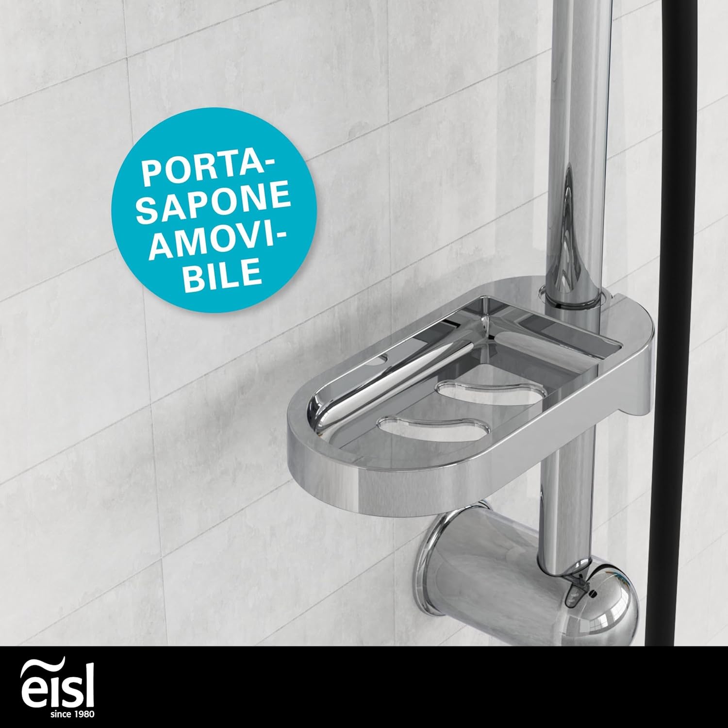 Eisl DXLD60088CS - Set Doccia a Pioggia 200x200 mm - immagine 4