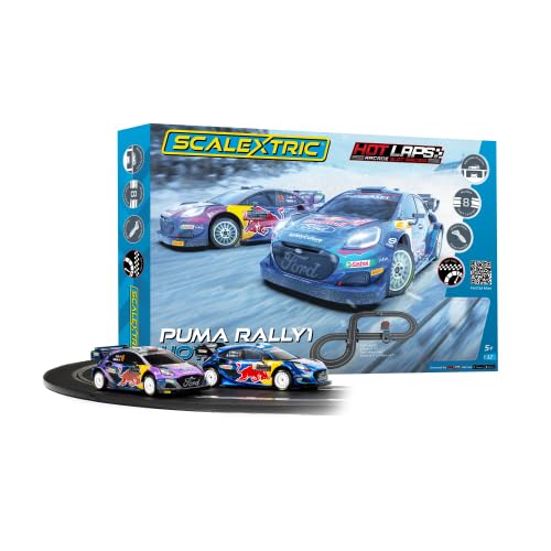 Scalextric C1452P - Set Piste da Corsa Puma WRC Hot Laps