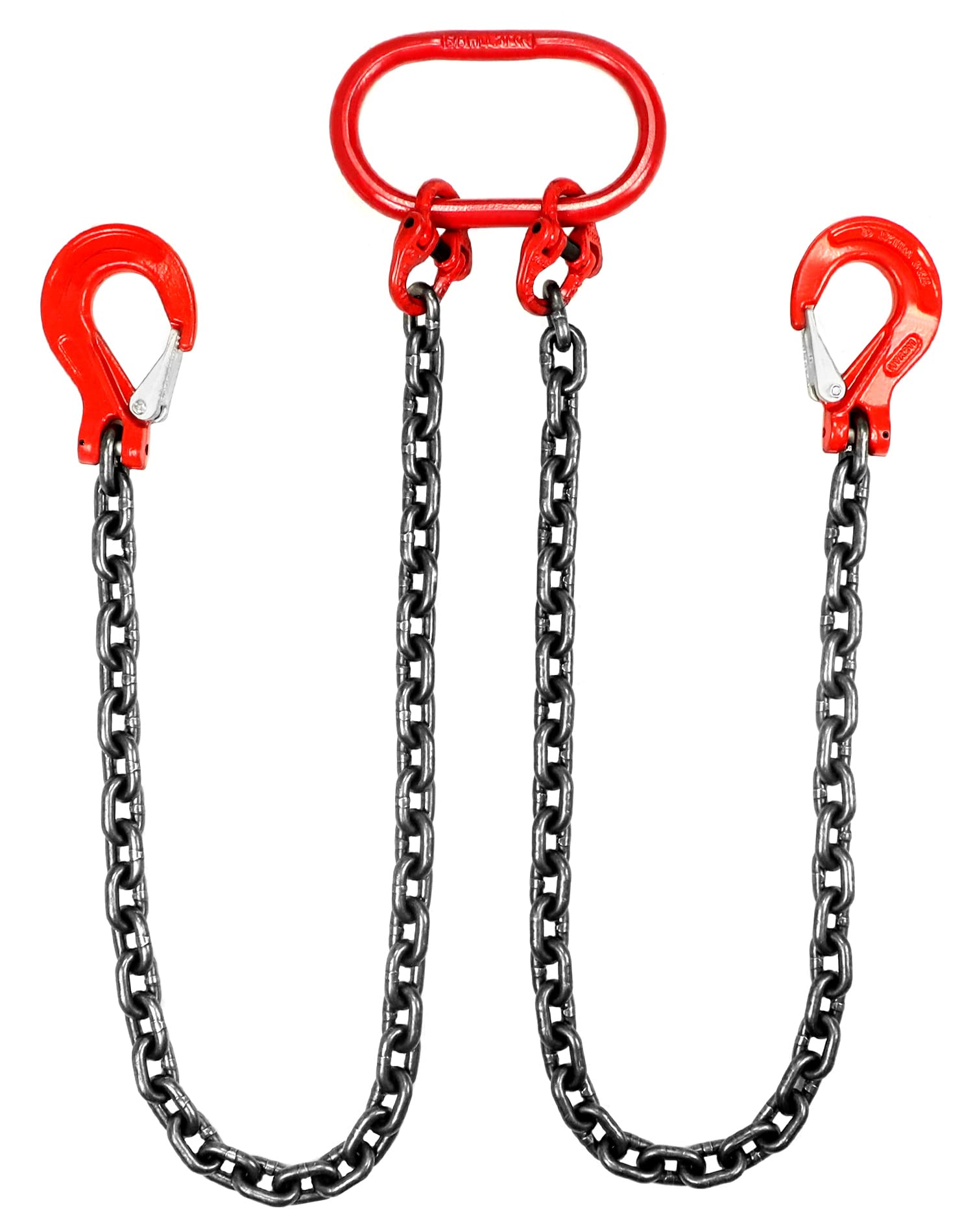 Qwork® Catena di Sollevamento 3T - 1m - 2 Fili