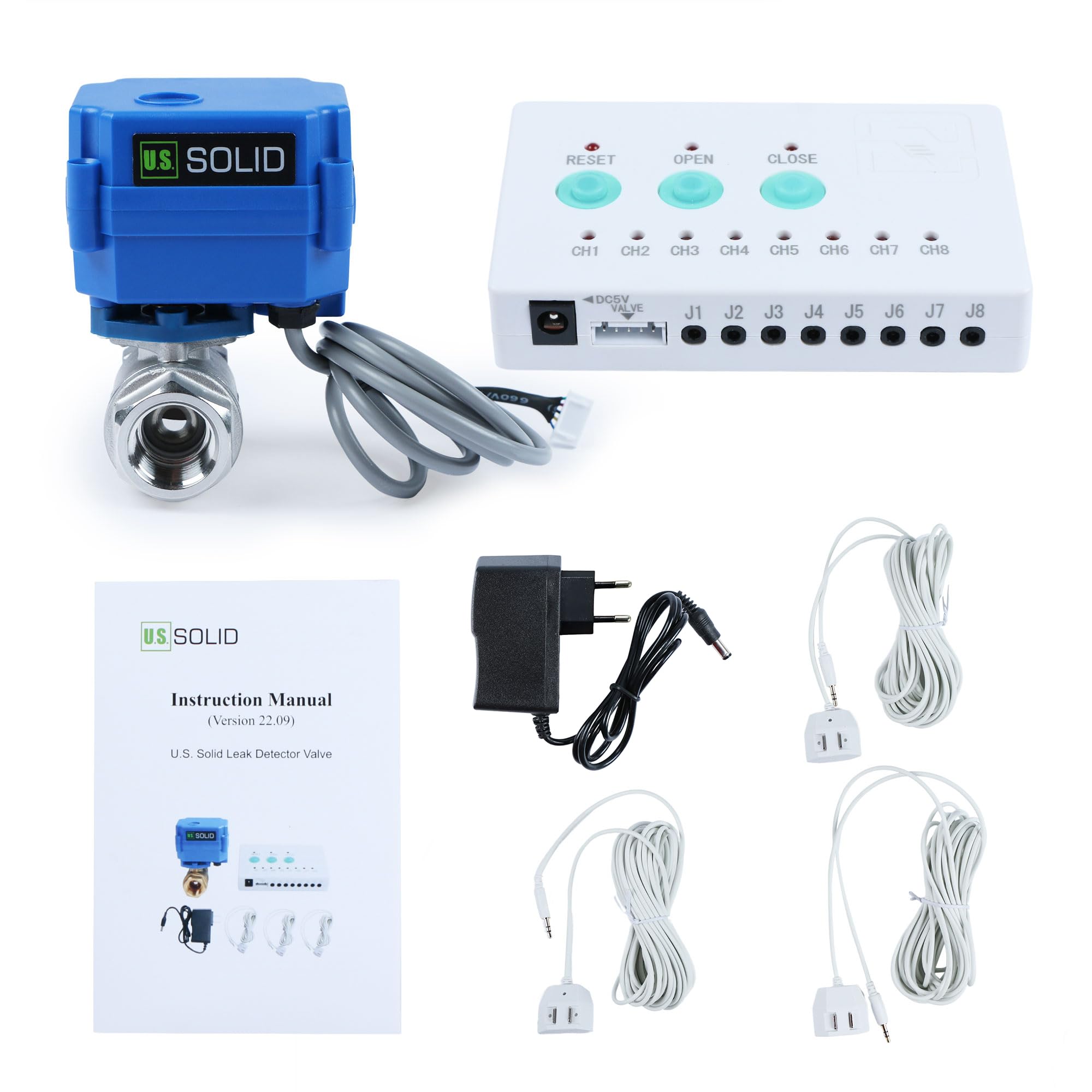 U.s. Solid Rilevatore Perdite d'Acqua con Valvola 1/2"