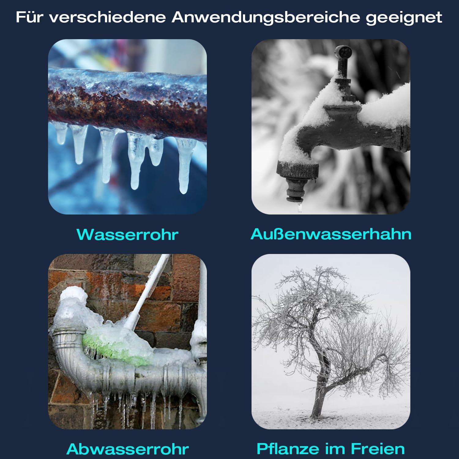 H&G lifestyles Riscaldamento per Grondaia 15m, 230V - immagine 5