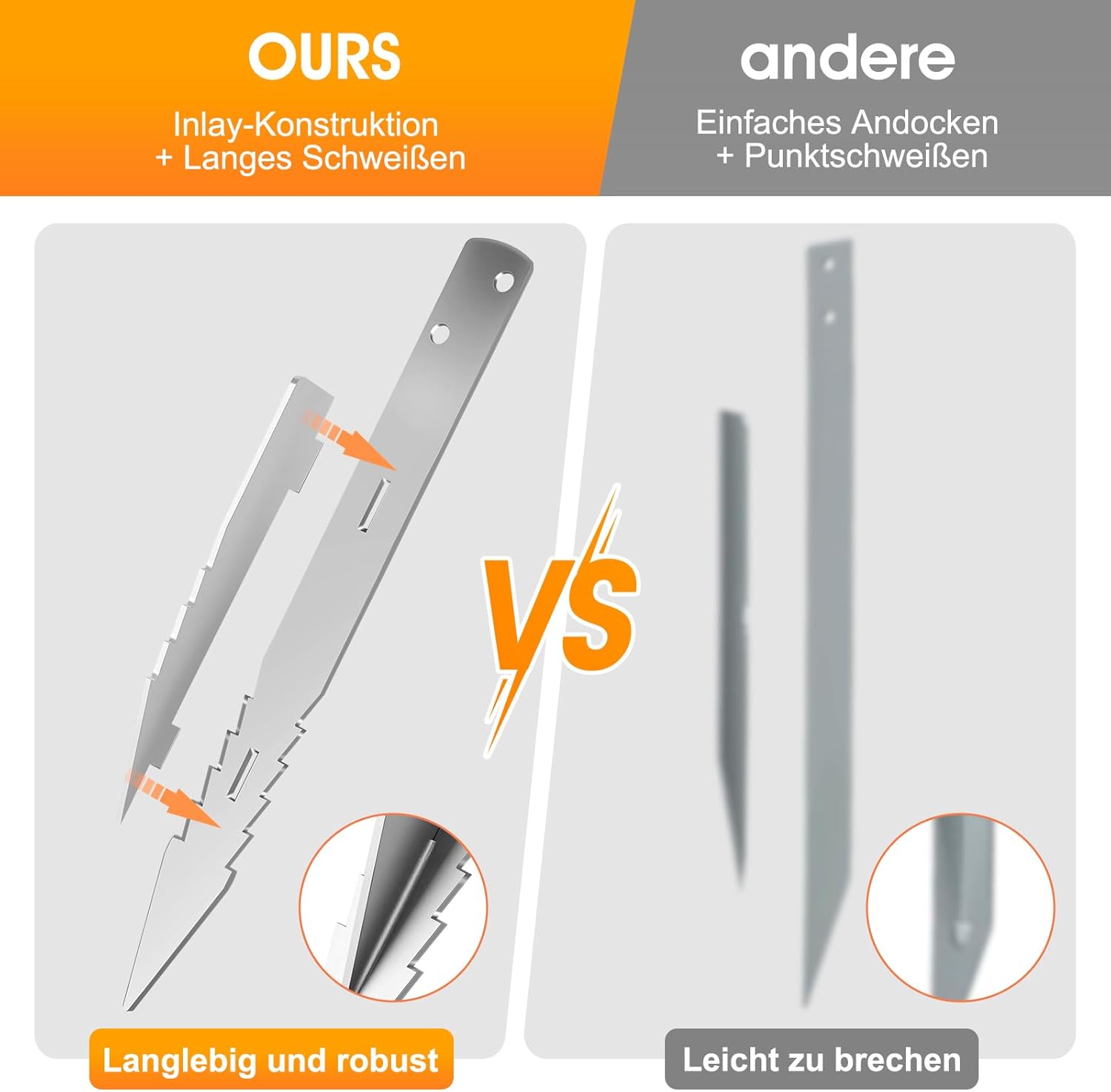 SCHINTILLO 4Pcs Ancoraggi a Terra per Altalene - immagine 2
