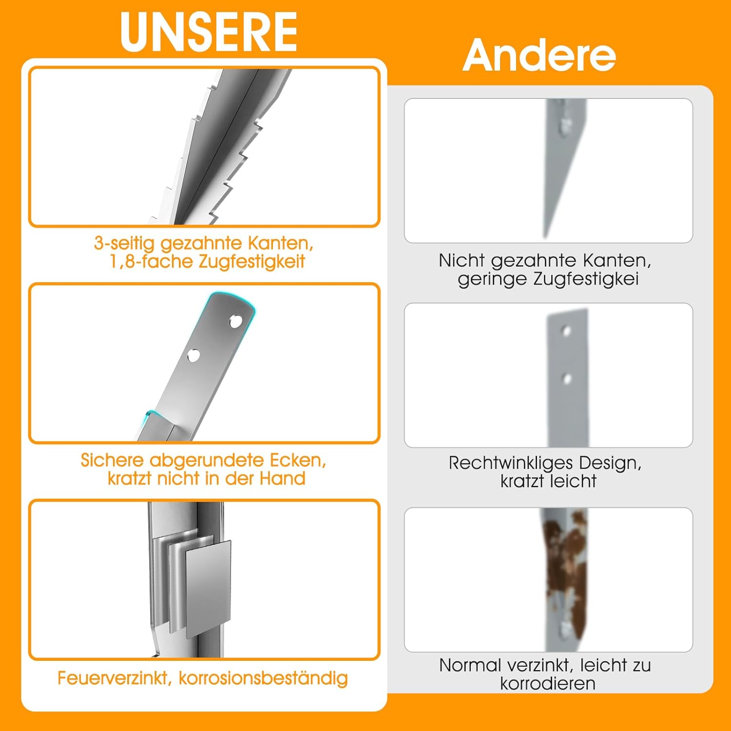 SCHINTILLO 4Pcs Ancoraggi a Terra per Altalene - immagine 3