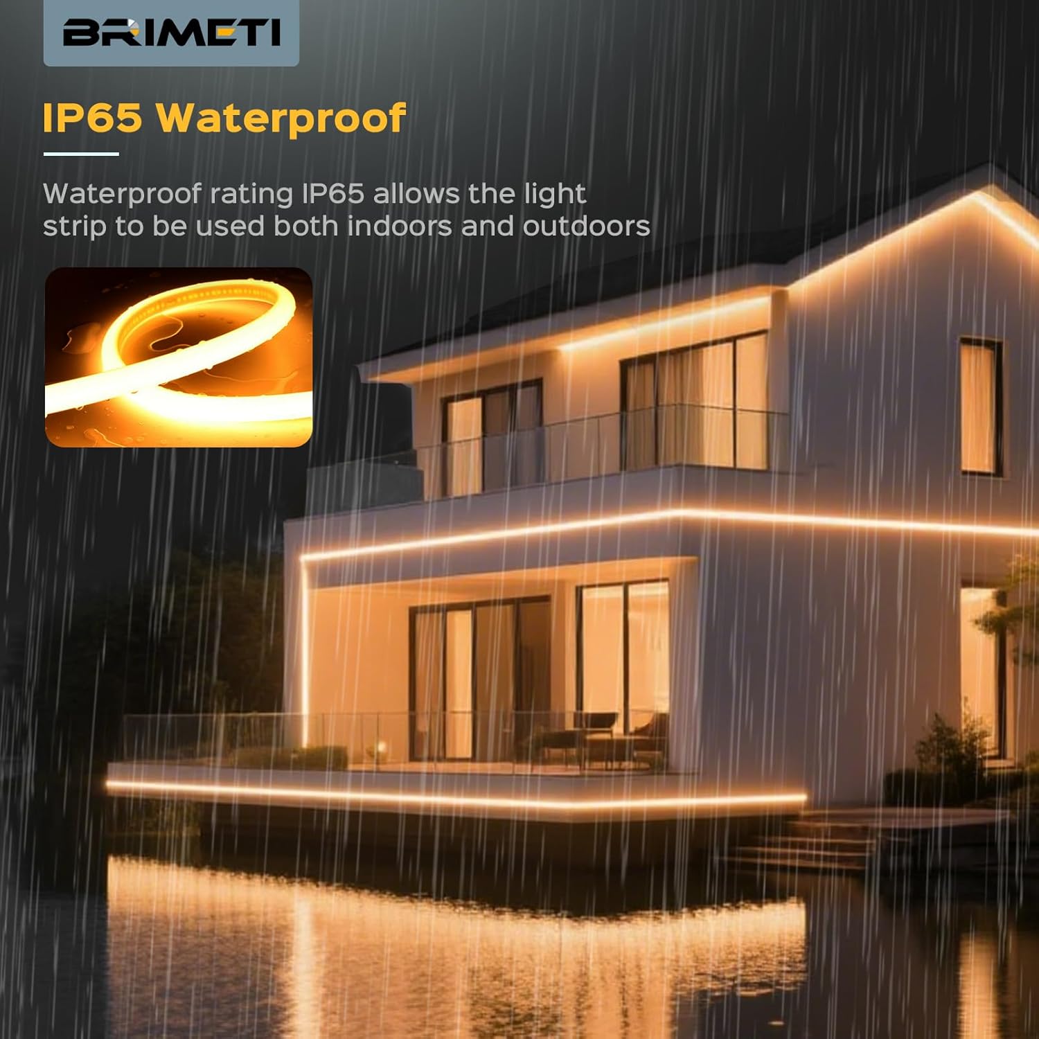 Striscia COB LED 220V 10M Bianco Freddo 6000K - immagine 2