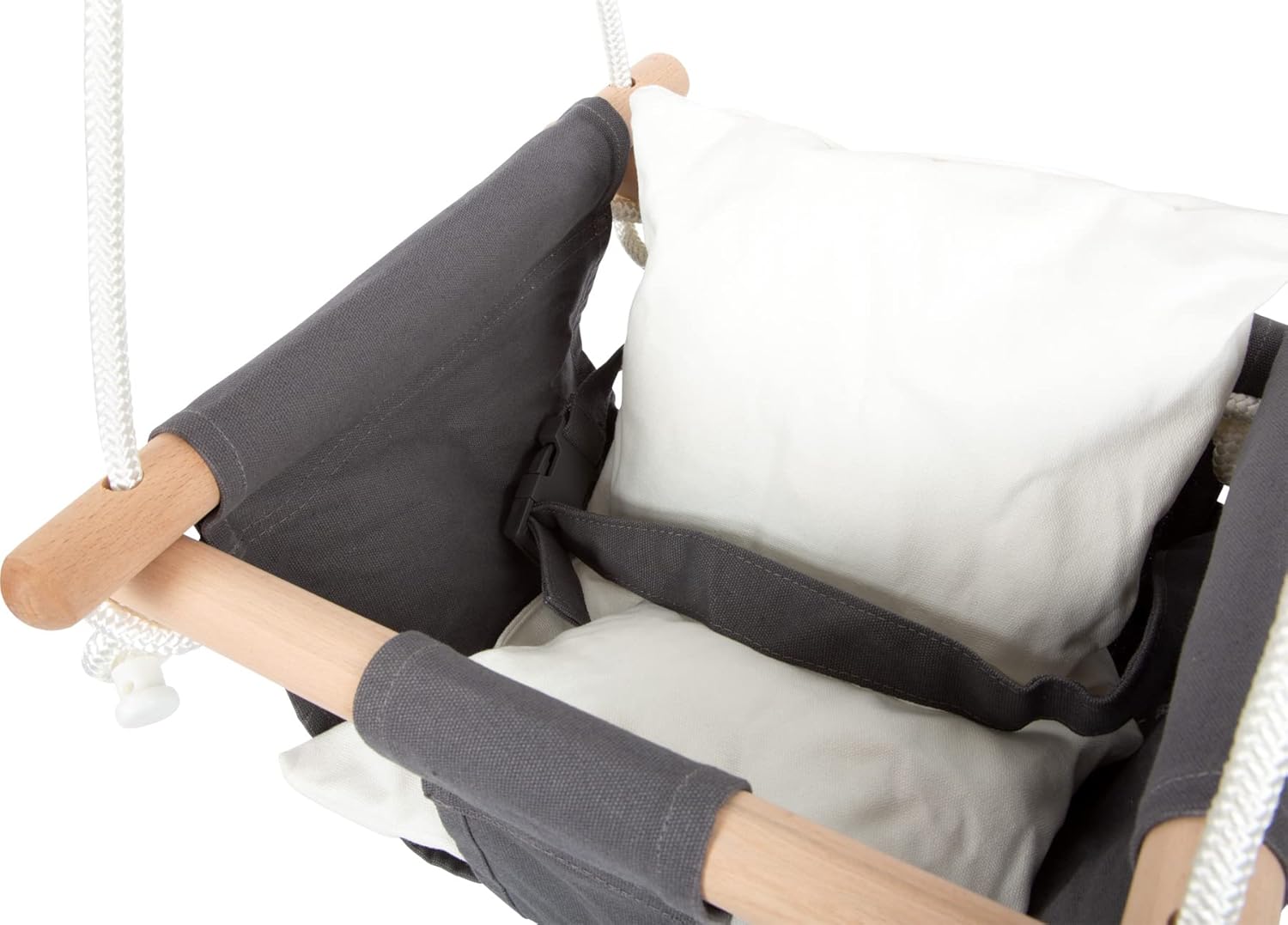 Small Foot Altalena Bebè Komfort in Legno e Tessuto - immagine 5