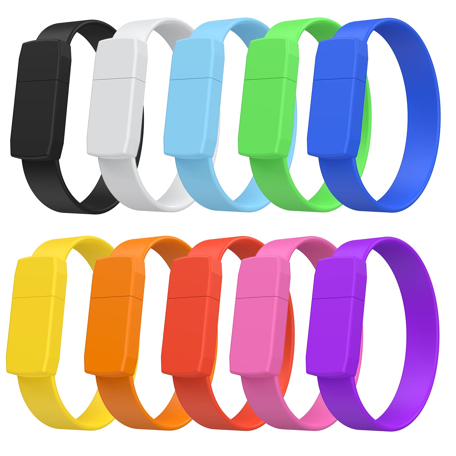 Chiavette USB 64 GB Multicolore (Confezione da 10)