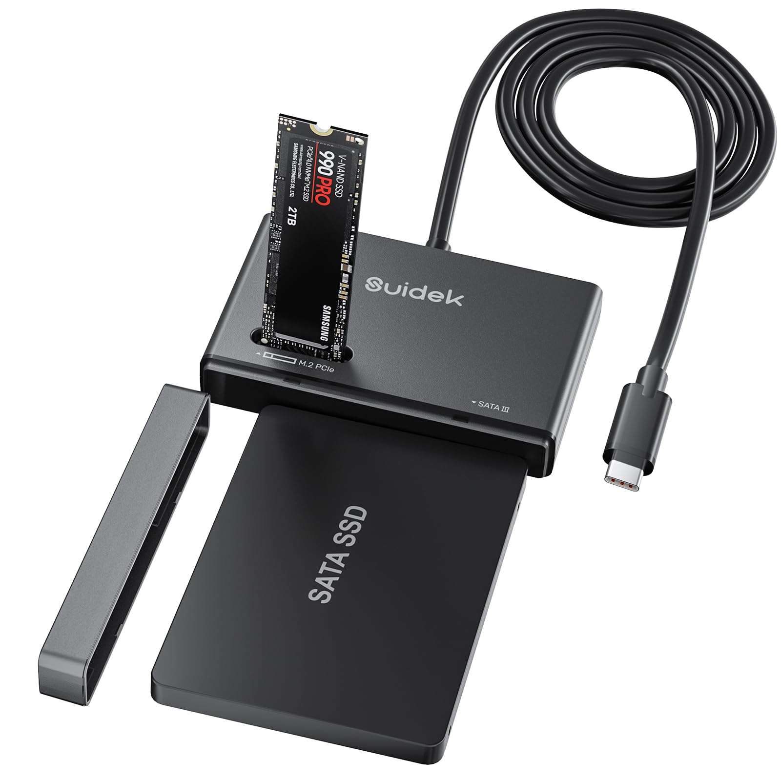 Suidek M.2 NVMe SSD Enclosure Adapter Type-C 10Gbps