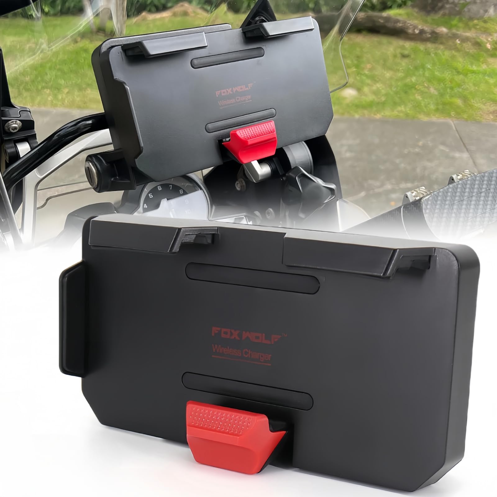 Staffa Navigazione Ricarica Wireless per Moto BMW