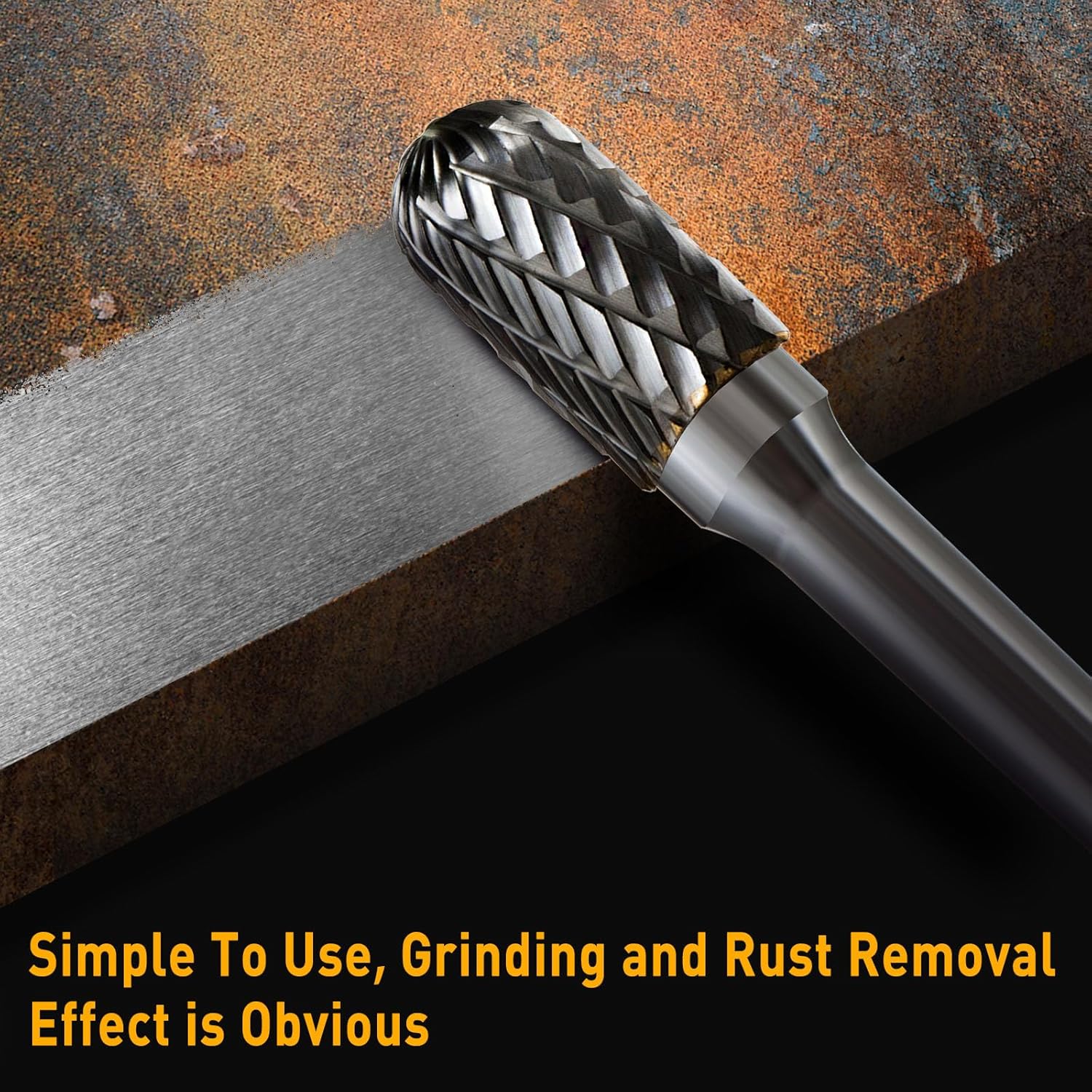 Set 10 Frese in Metallo Duro con Gambo 6mm - immagine 2