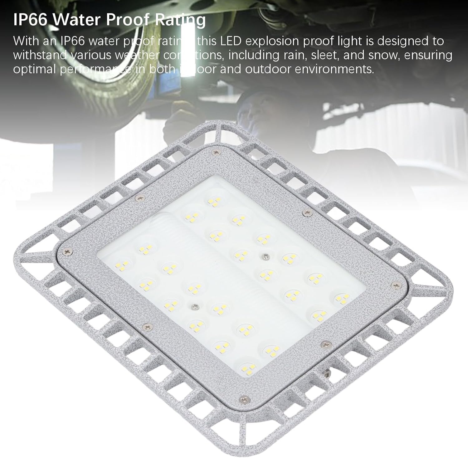 Lampada Soffitto Industriale LED Antideflagrante 50W - immagine 5