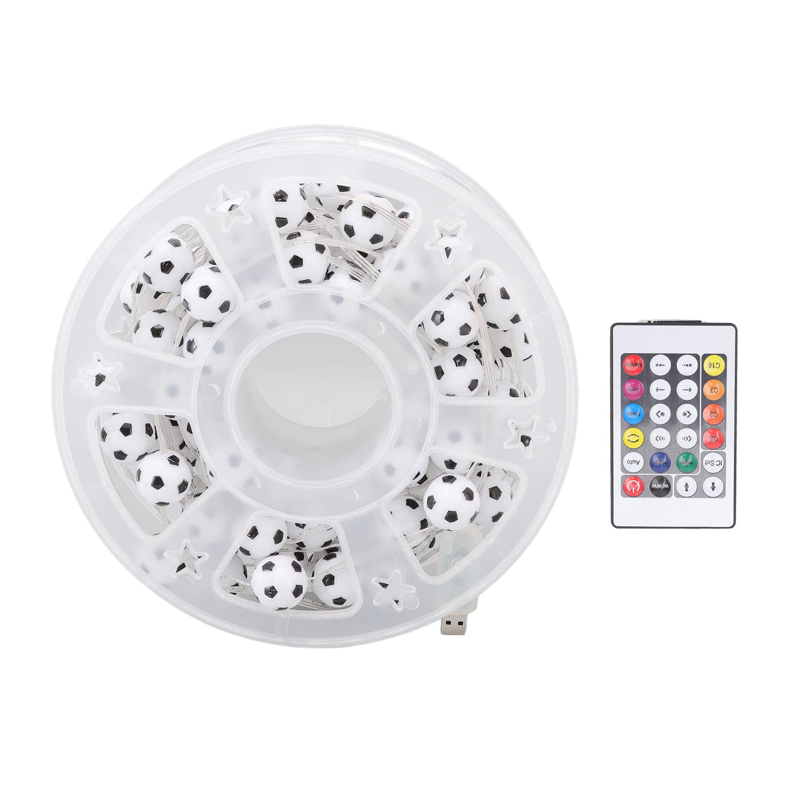 Spacnana 32.8ft Football String Light USB RGB | Velz
