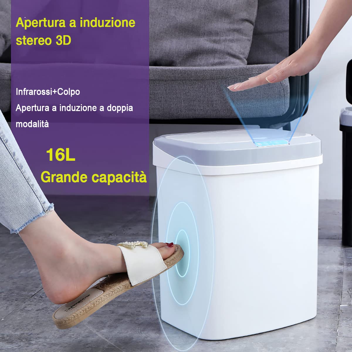 SIC Pattumiera Automatica Smart 16 Litri - immagine 3