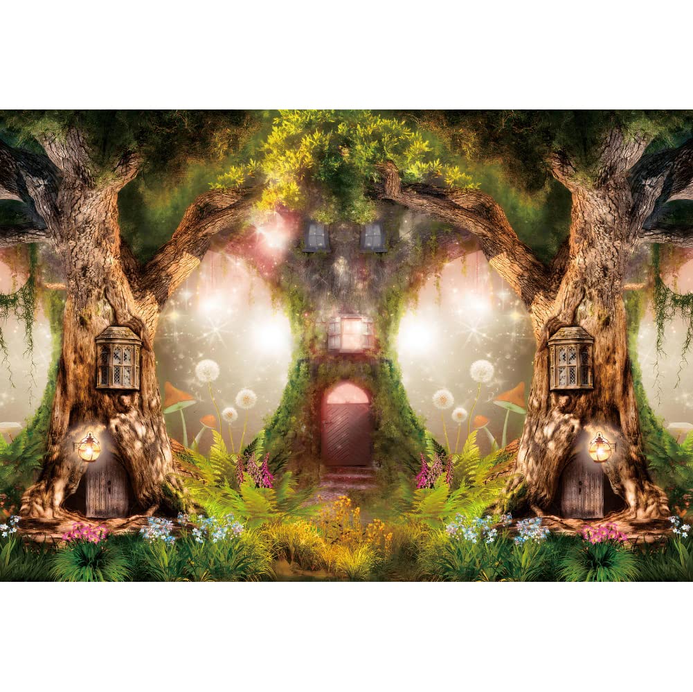 Aoihrraan Sfondo Fotografico Fiaba Casa Sull'Albero 4,5x3m