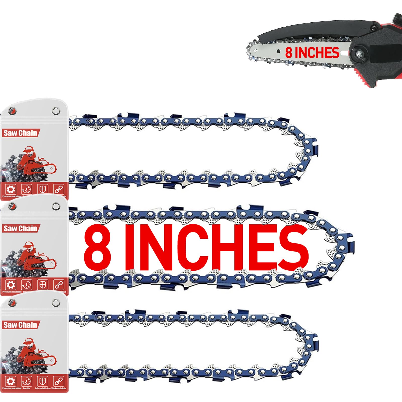 Fuguib Catena Motosega 8 Pollici (3 pz)