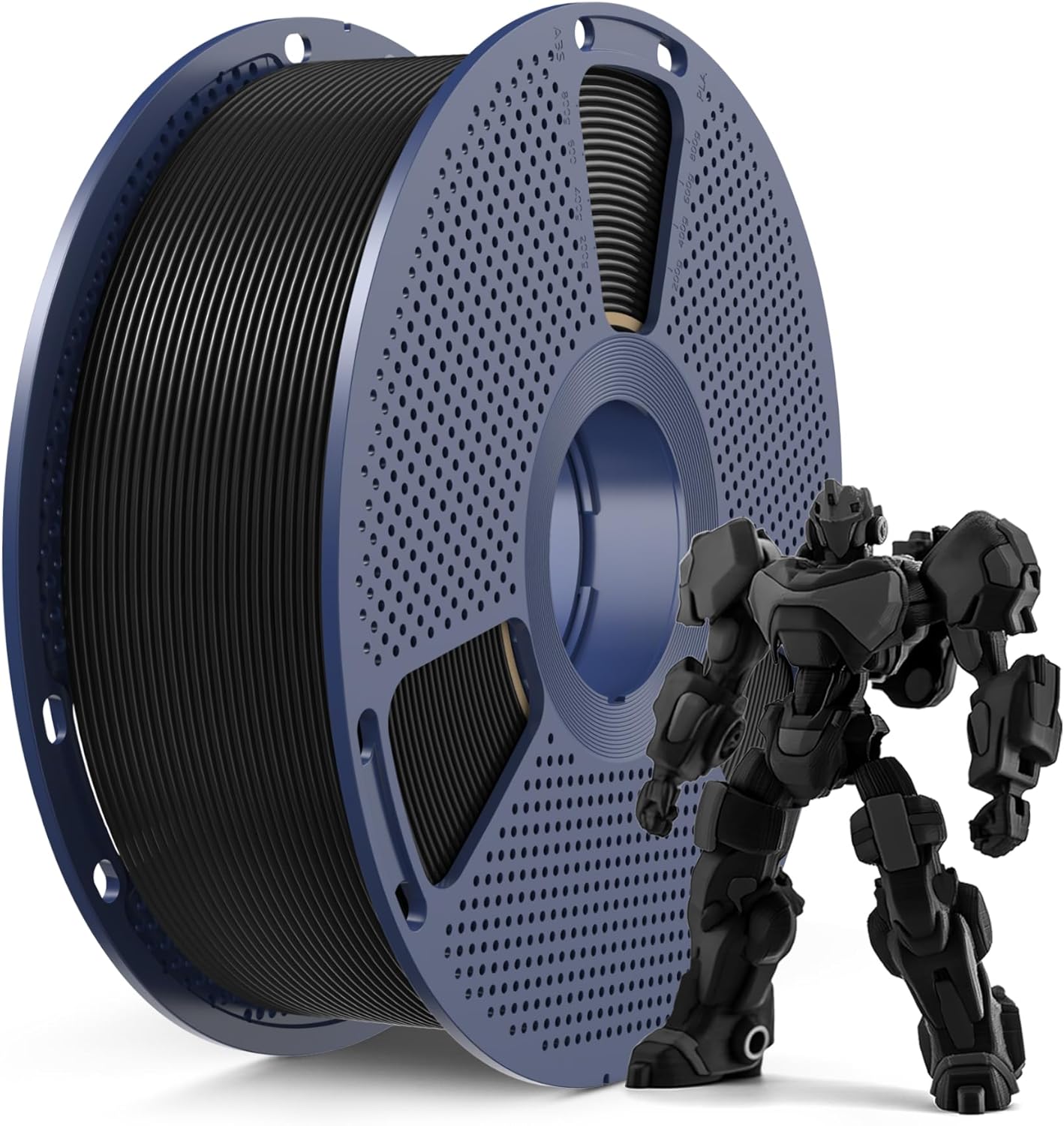 Sunlu PETG Filament 1.75 mm - Bobina 1 kg, Nero - immagine 1