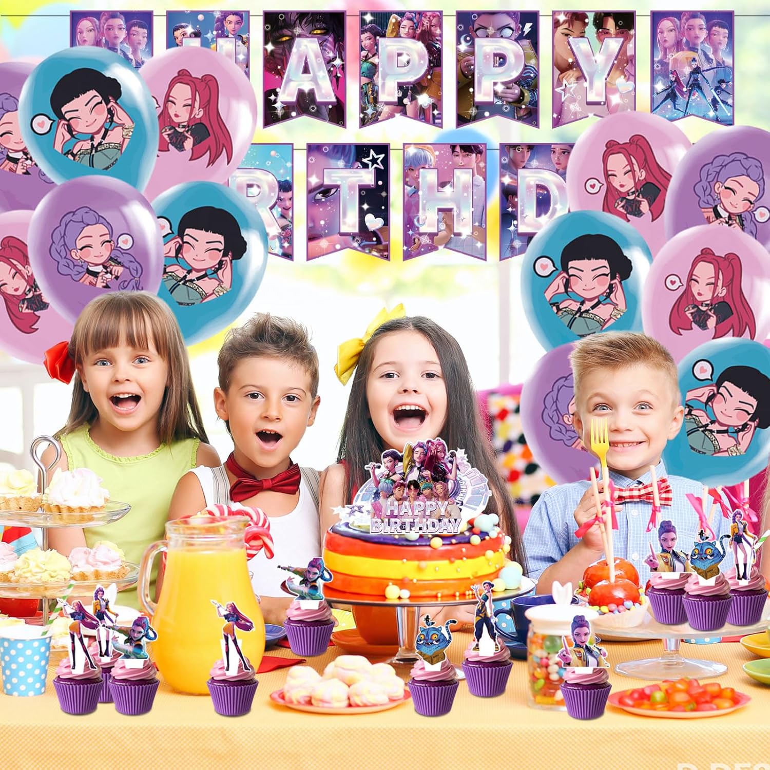 Compleanno Kpo Dem Hunte - Set Decorazioni 44 Pezzi - immagine 4