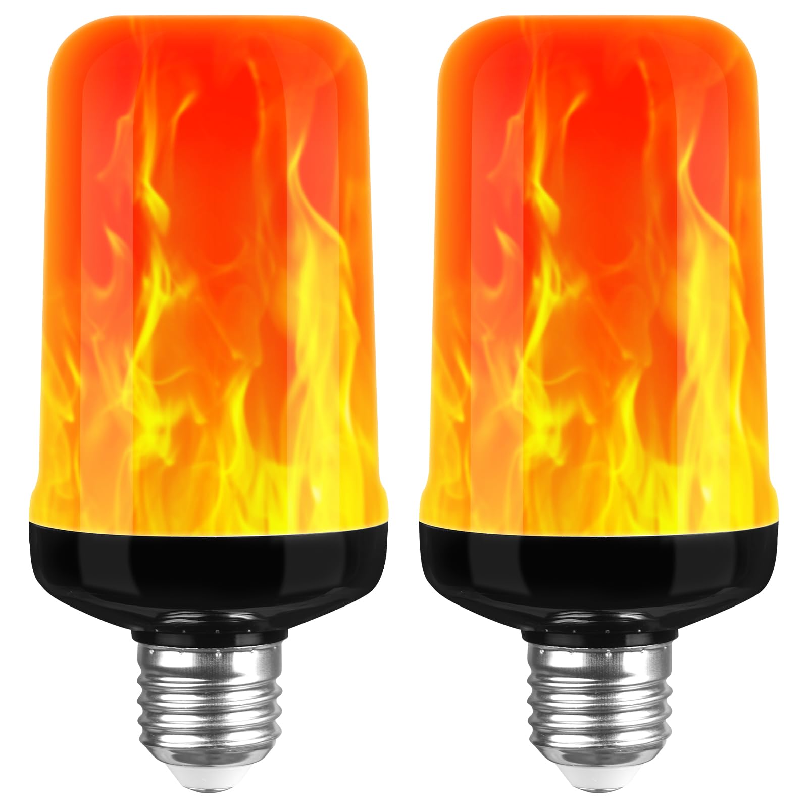 Auauy Lampadina Filamento LED Fiamma E27 3W (2pz)