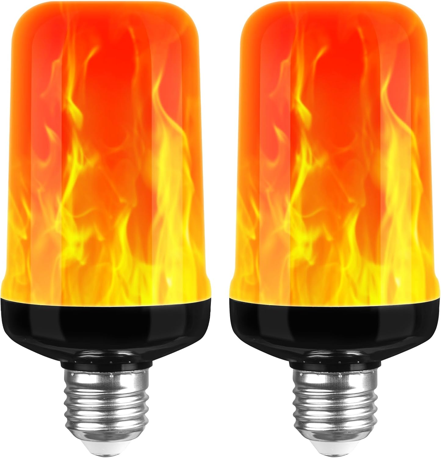 Auauy Lampadina Filamento LED Fiamma E27 3W (2pz) - immagine 1