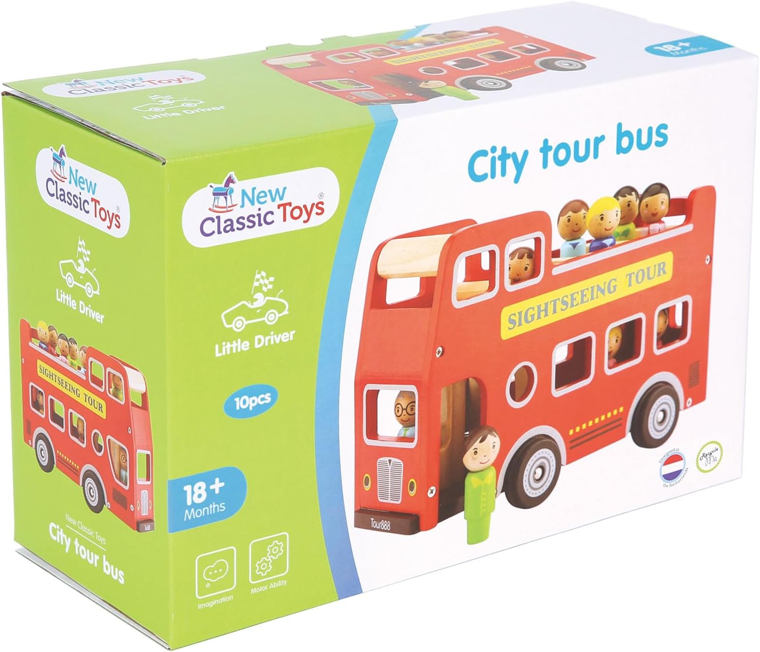 New Classic Toys City Tour Bus con 9 Personaggi - immagine 10