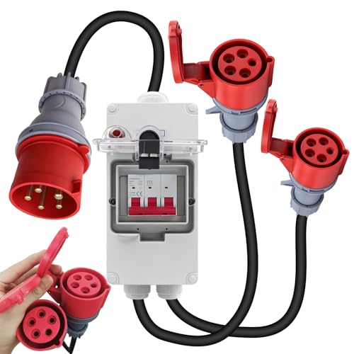 Adattatore CEE da 32A a 16A con Interruttore di Protezione