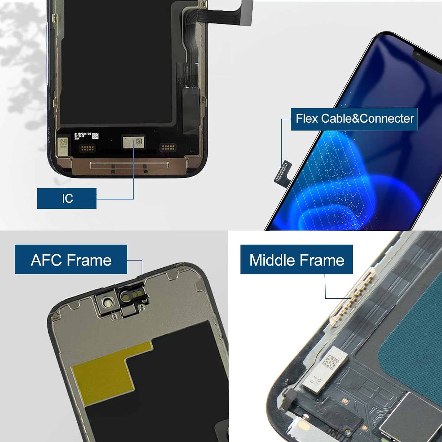 DTD Display LCD Full HD per iPhone 15 PRO Max 6,7" - immagine 3