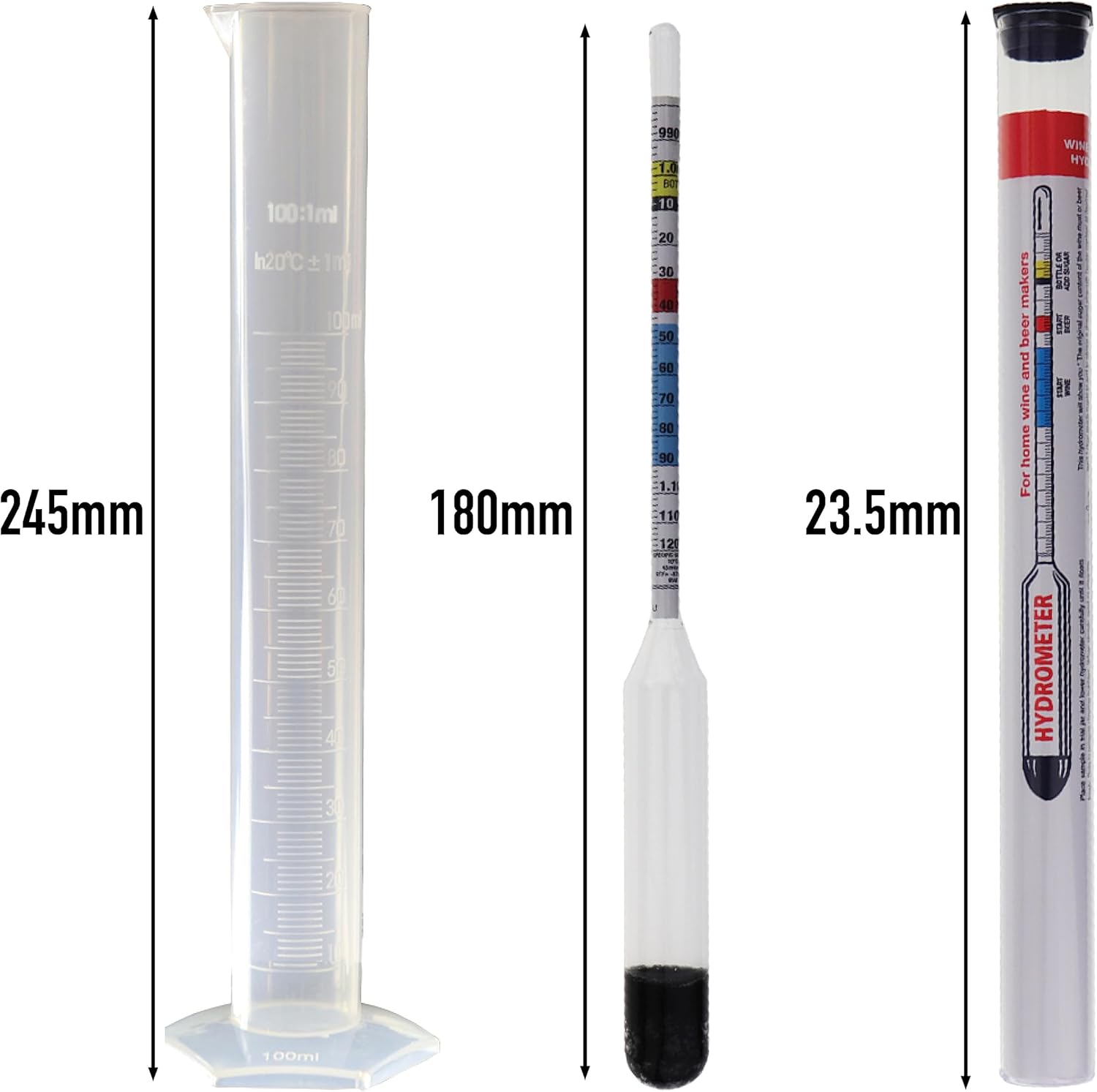 Idrometro per Birra e Vino Fatti in Casa - immagine 3