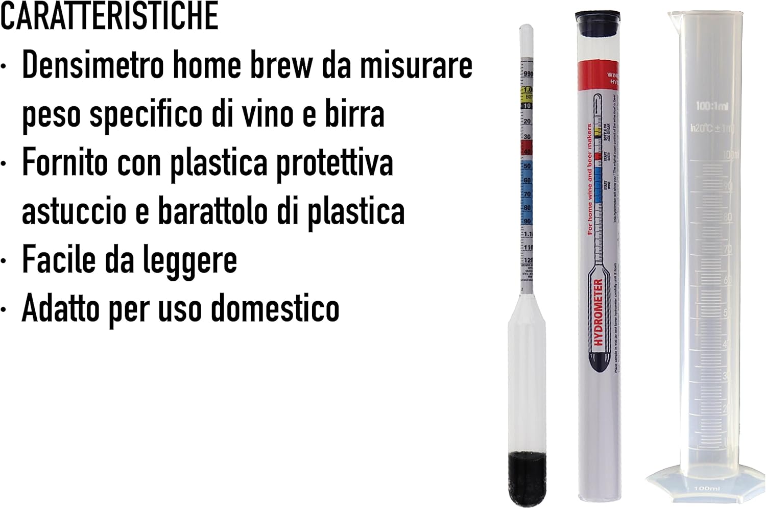 Idrometro per Birra e Vino Fatti in Casa - immagine 4