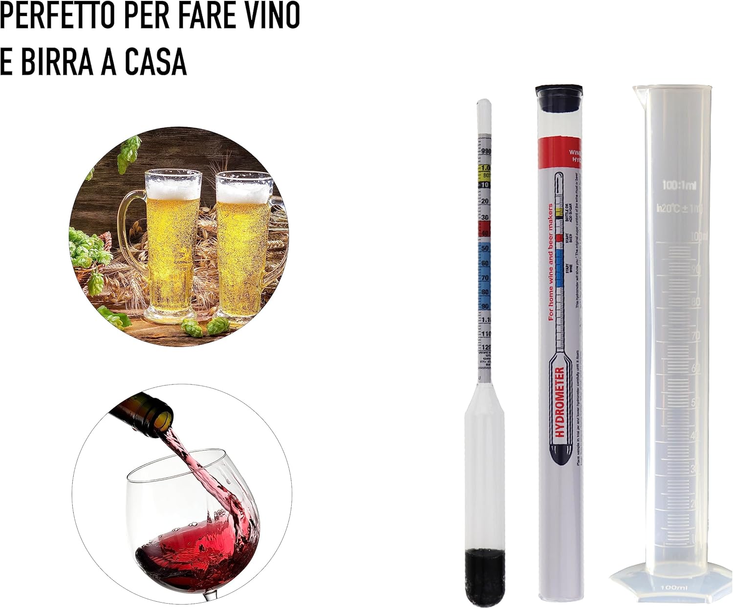 Idrometro per Birra e Vino Fatti in Casa - immagine 6