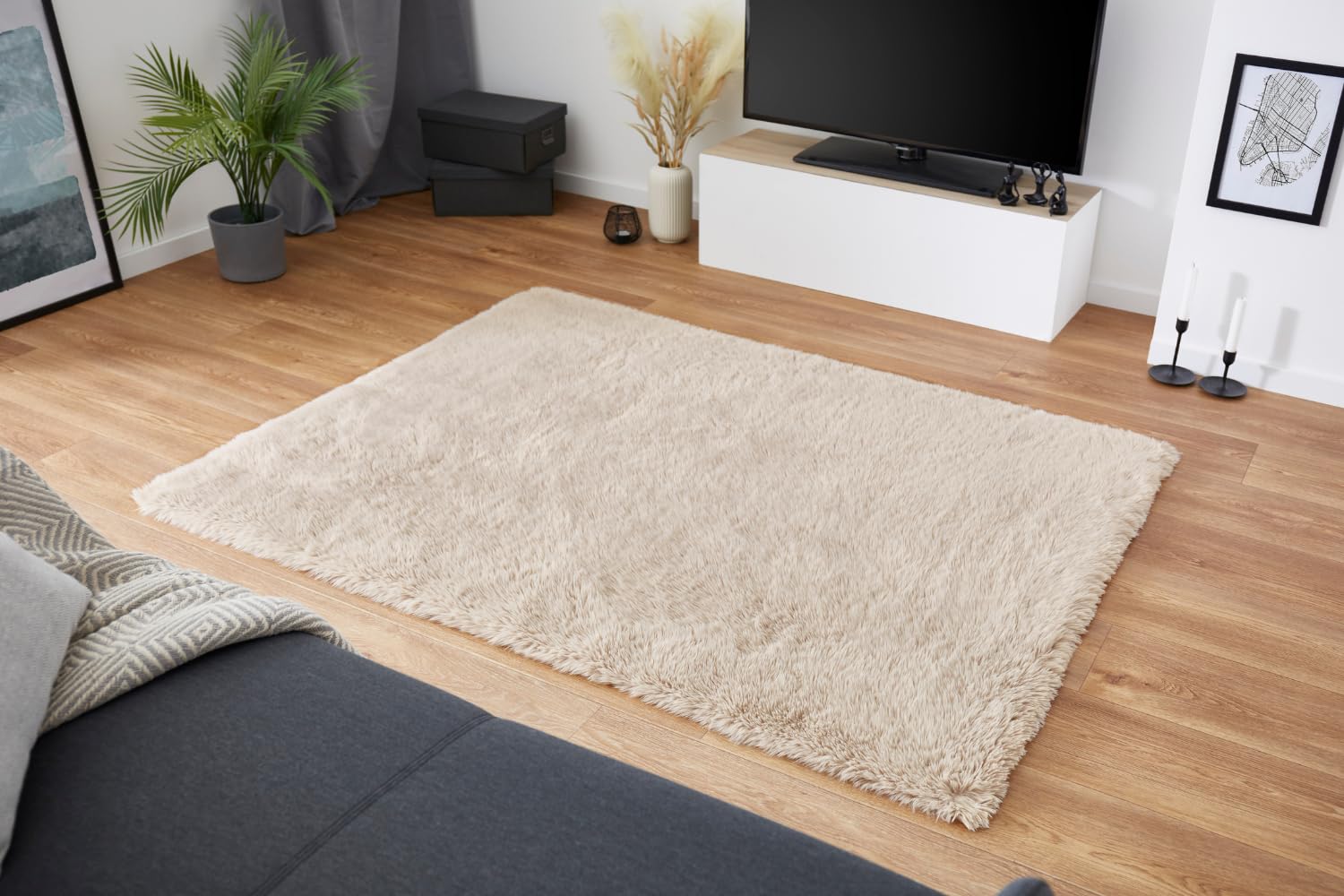 Andiamo Tappeto in Pelliccia Sintetica Alpa 120x160 cm
