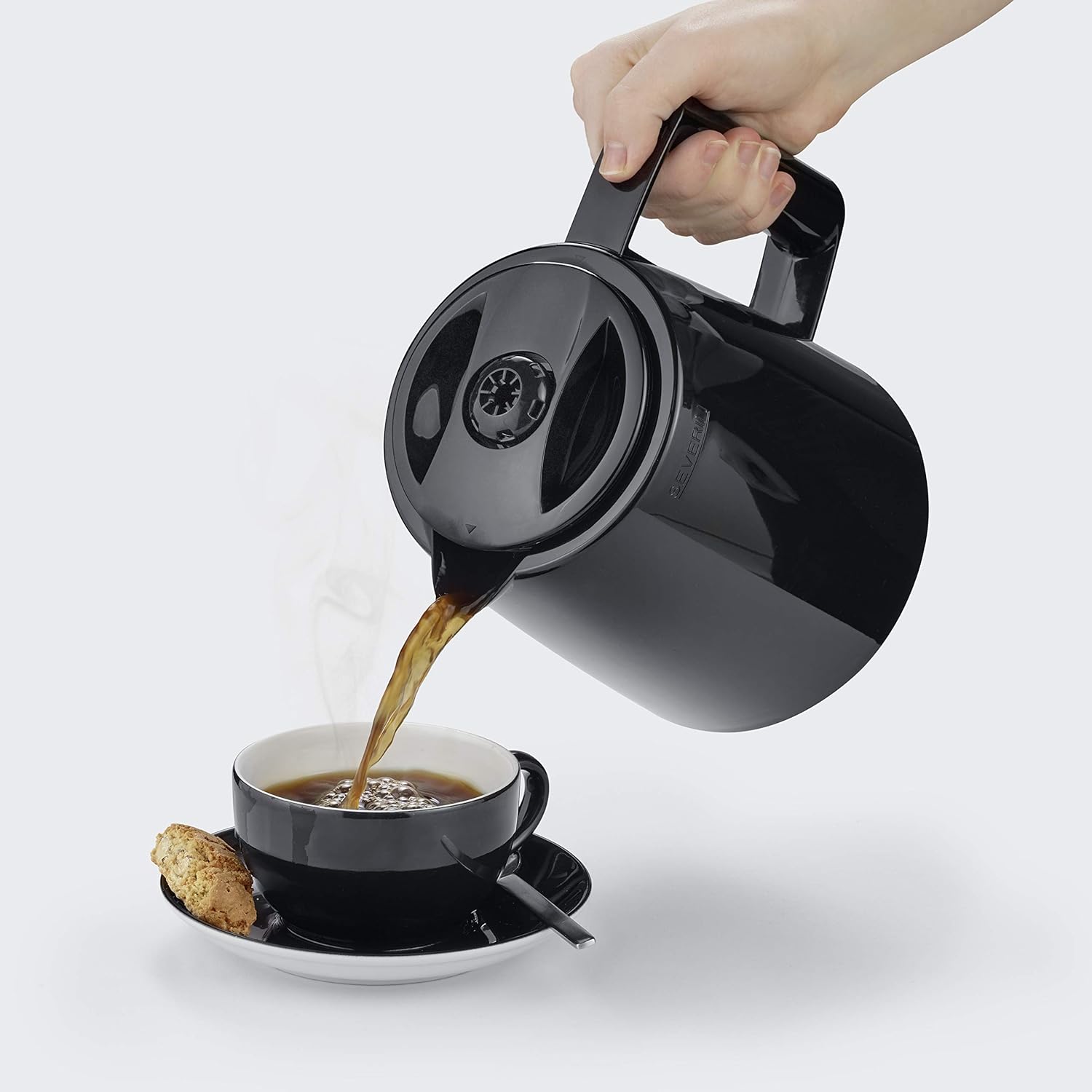 Severin Macchina da Caffè Filtro KA 9307 con 2 Caraffe Termiche - immagine 2