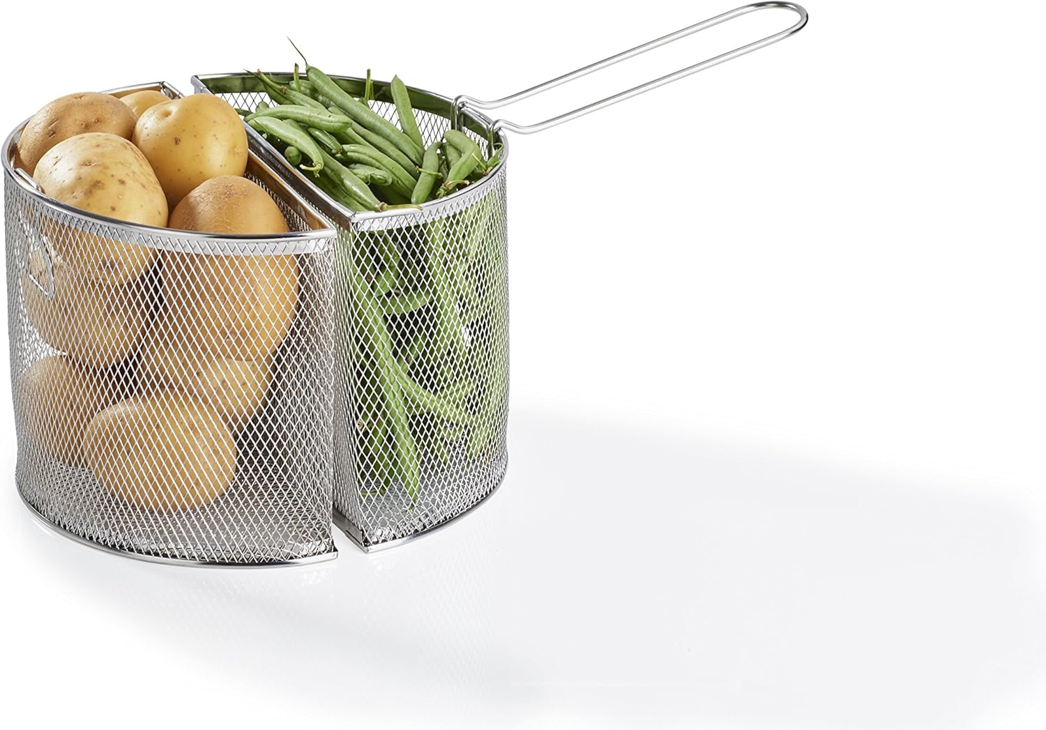 Barazzoni, Doppio Cestello per Spaghettiere, Acciaio Inox, Ø24cm - immagine 1