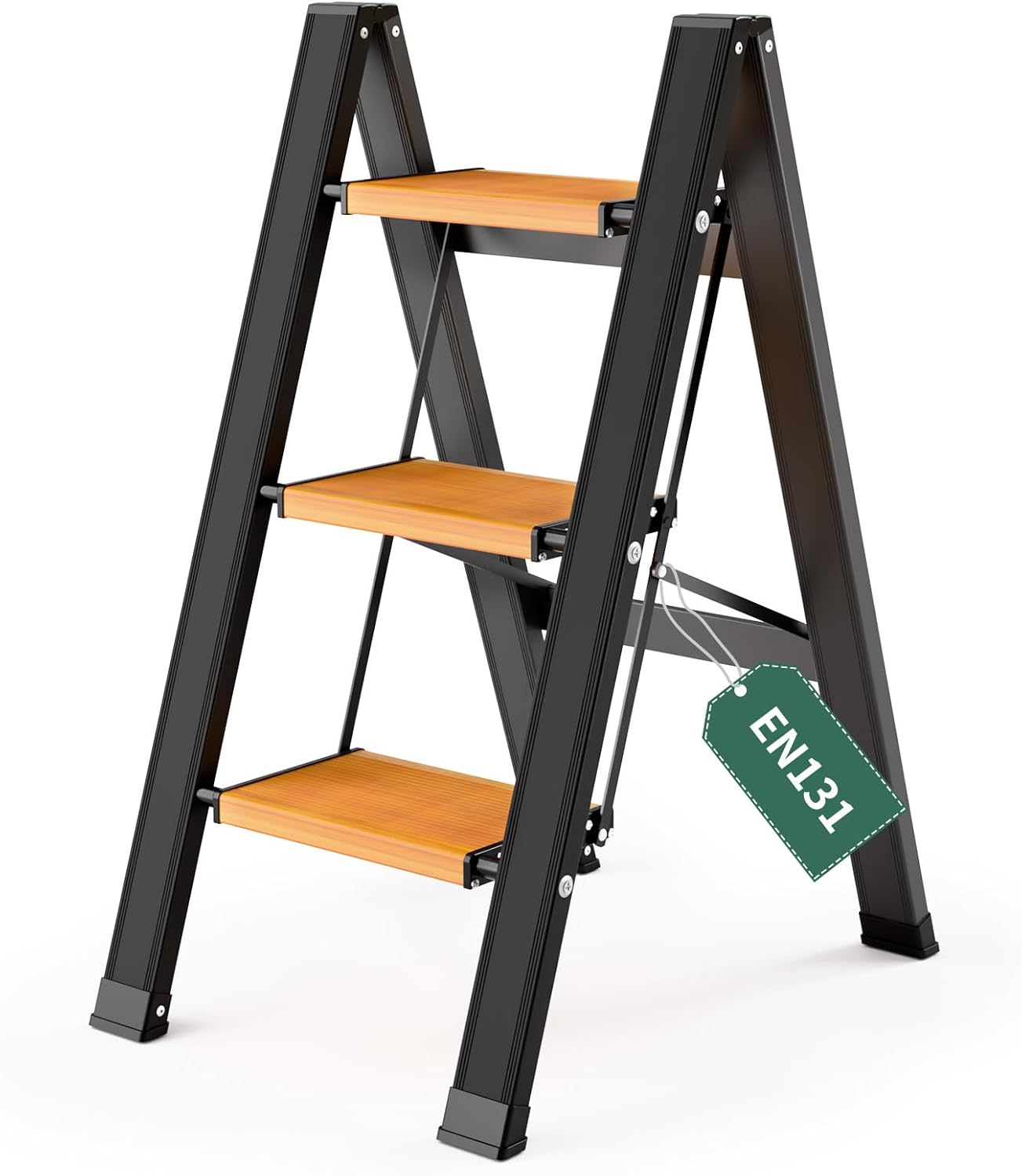 Kulaco Scaletta Pieghevole 3 Gradini in Alluminio