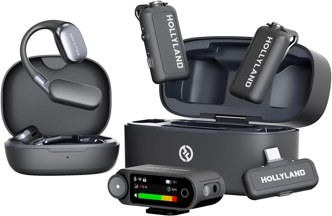 Hollyland LARK MAX 2 Ultimate Combo Microfono Wireless - immagine 1