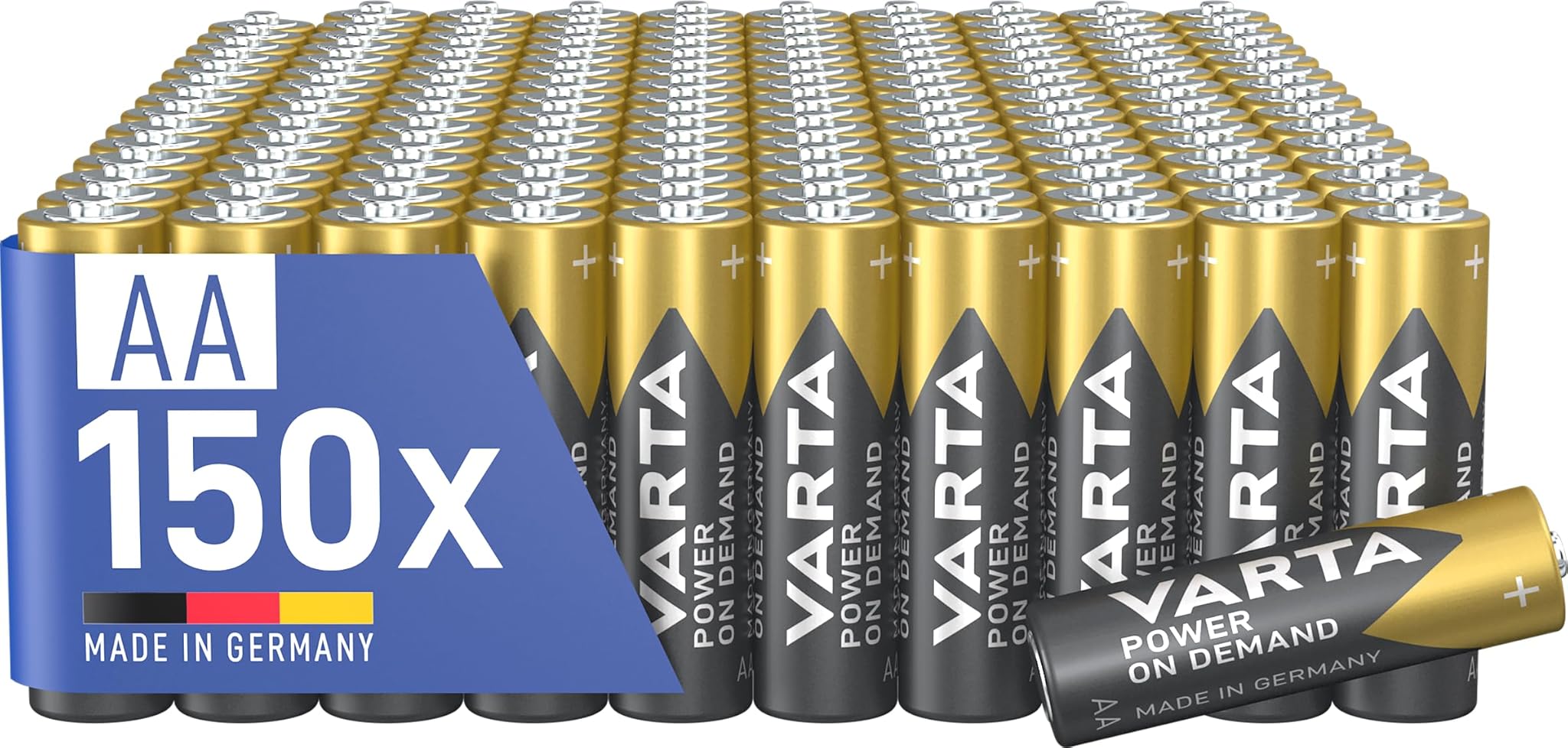 Varta Batterie AA Alcaline 1,5V - Confezione da 150