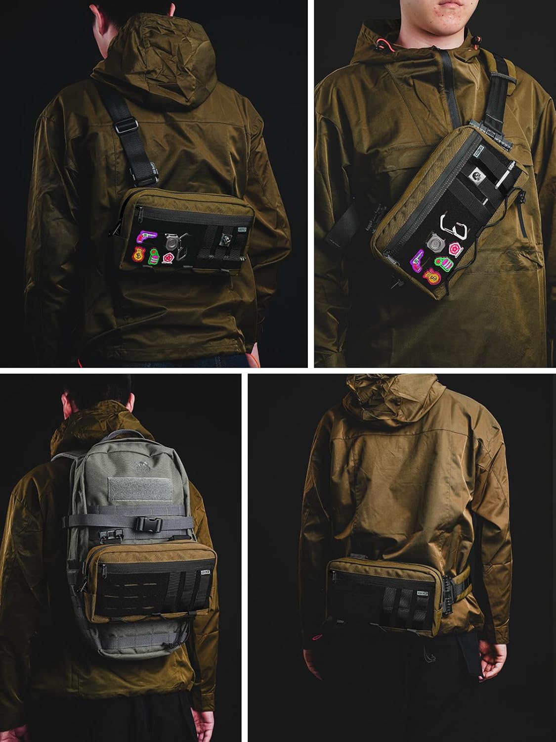 TACTICAL_GEEK Cache L3 EDC - Borsa a Tracolla Leggera - immagine 8