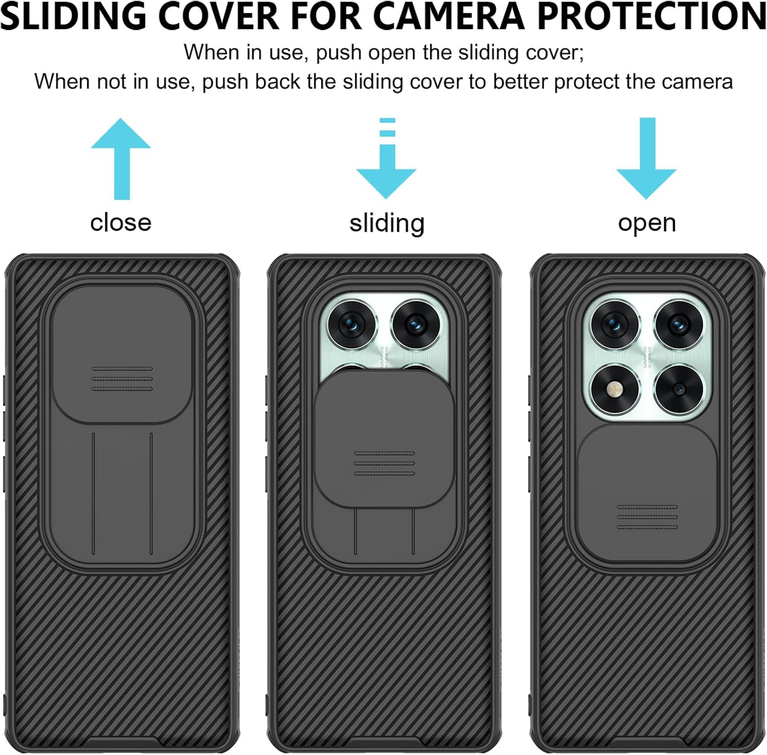 Aroyi Cover per Xiaomi Redmi Note 14 Pro 5G, Nero - immagine 2