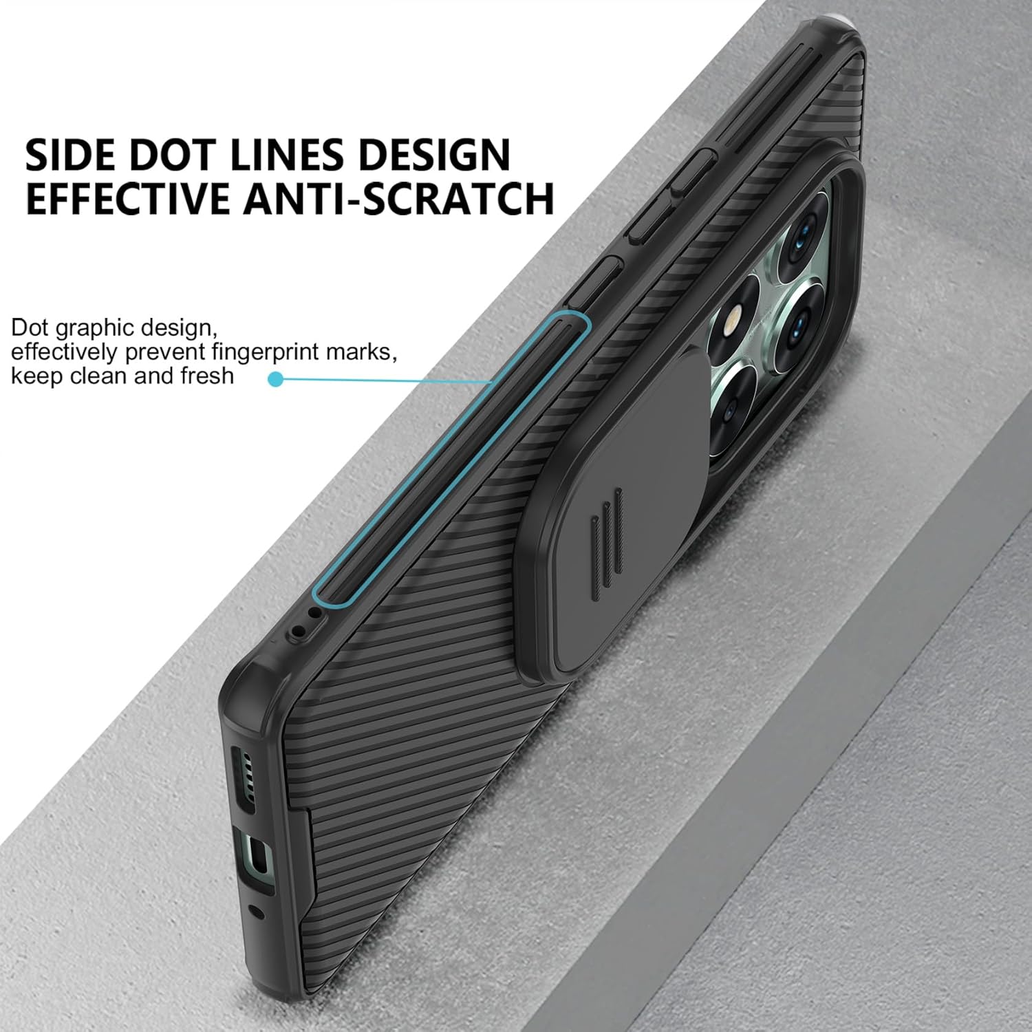 Aroyi Cover per Xiaomi Redmi Note 14 Pro 5G, Nero - immagine 6