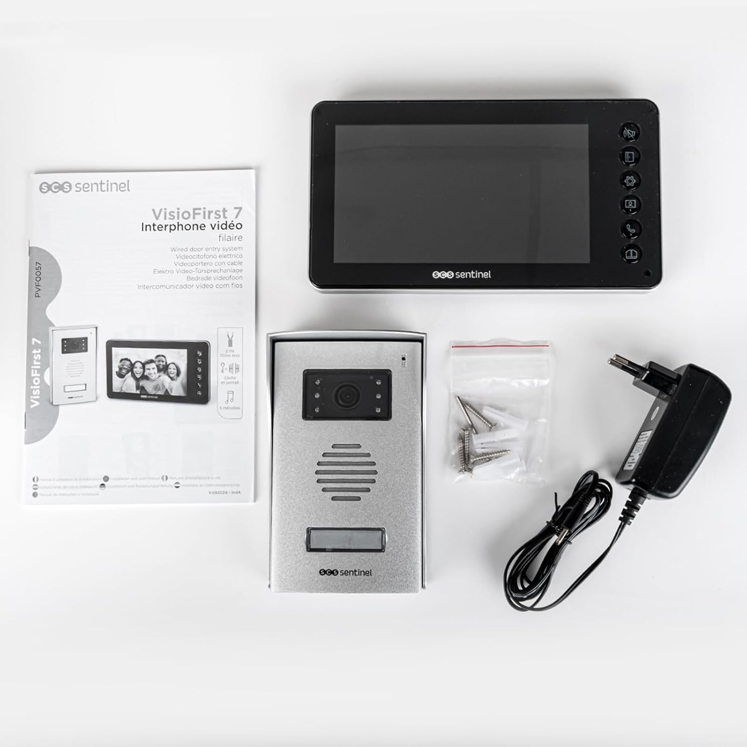 SCS Sentinel VisioFirst 7 - Videocitofono Cablato LCD - immagine 3