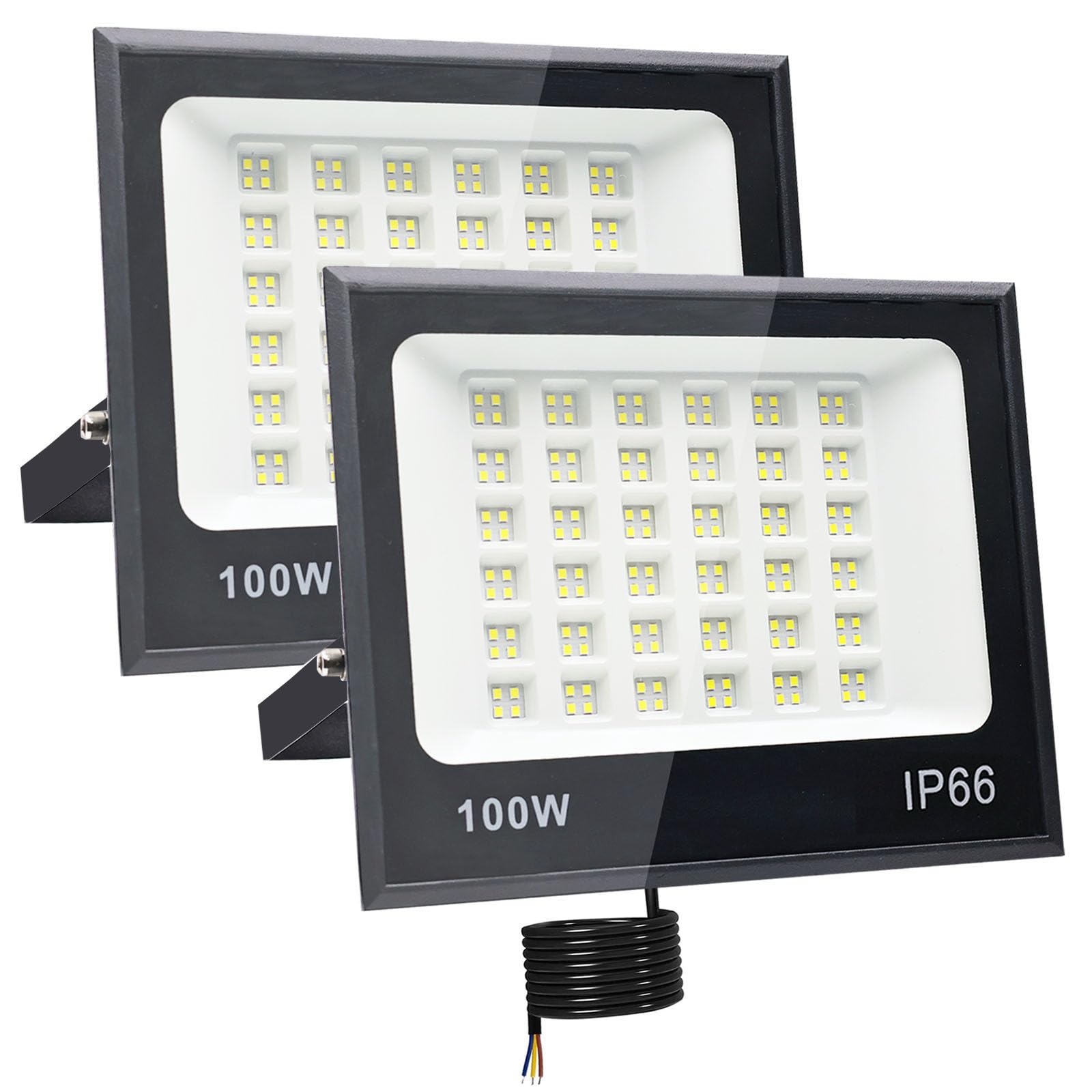 Tkdaksy Faro LED Esterno 100W, 2 Pezzi