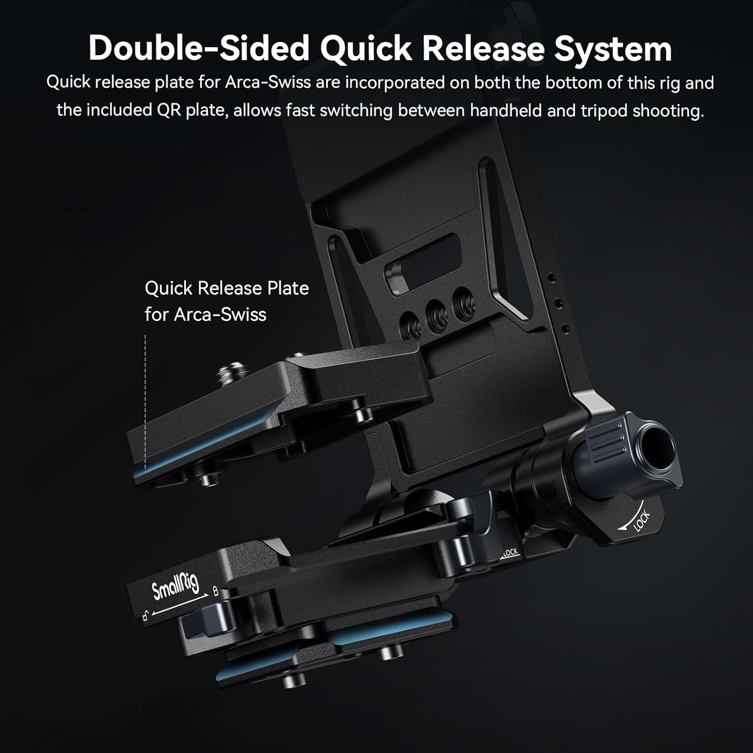 Smallrig Piastra Batteria Attacco a V per Arca - 4063B - immagine 4
