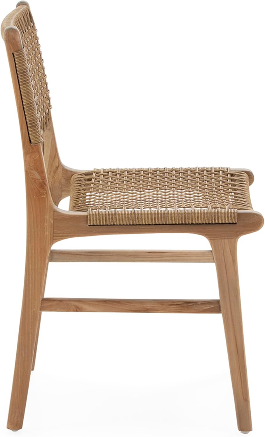 SILLA 52X52X79 MADERA TECA/CUERDA NATURAL - immagine 3