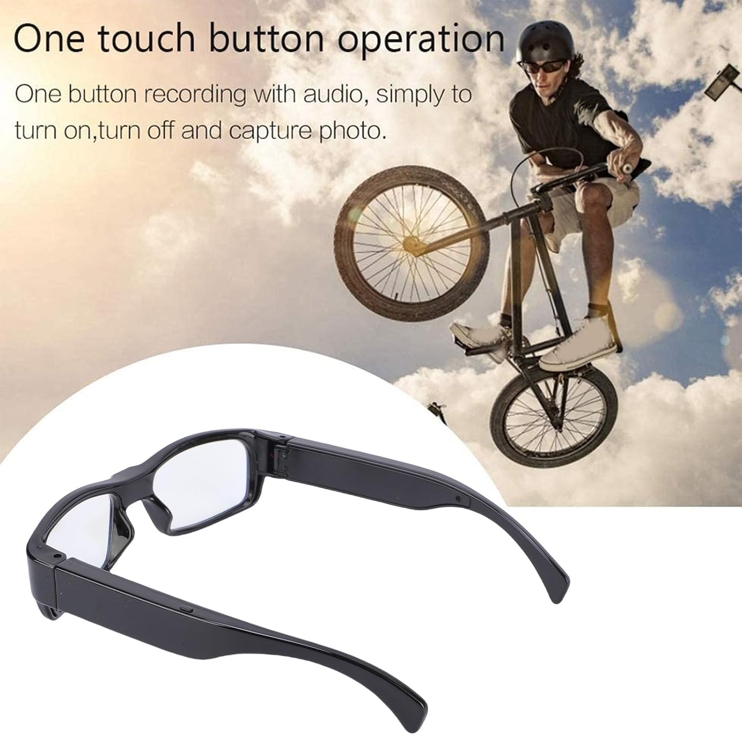 CHEOTIME Smart Camera Classes - Occhiali da Sole HD - immagine 5