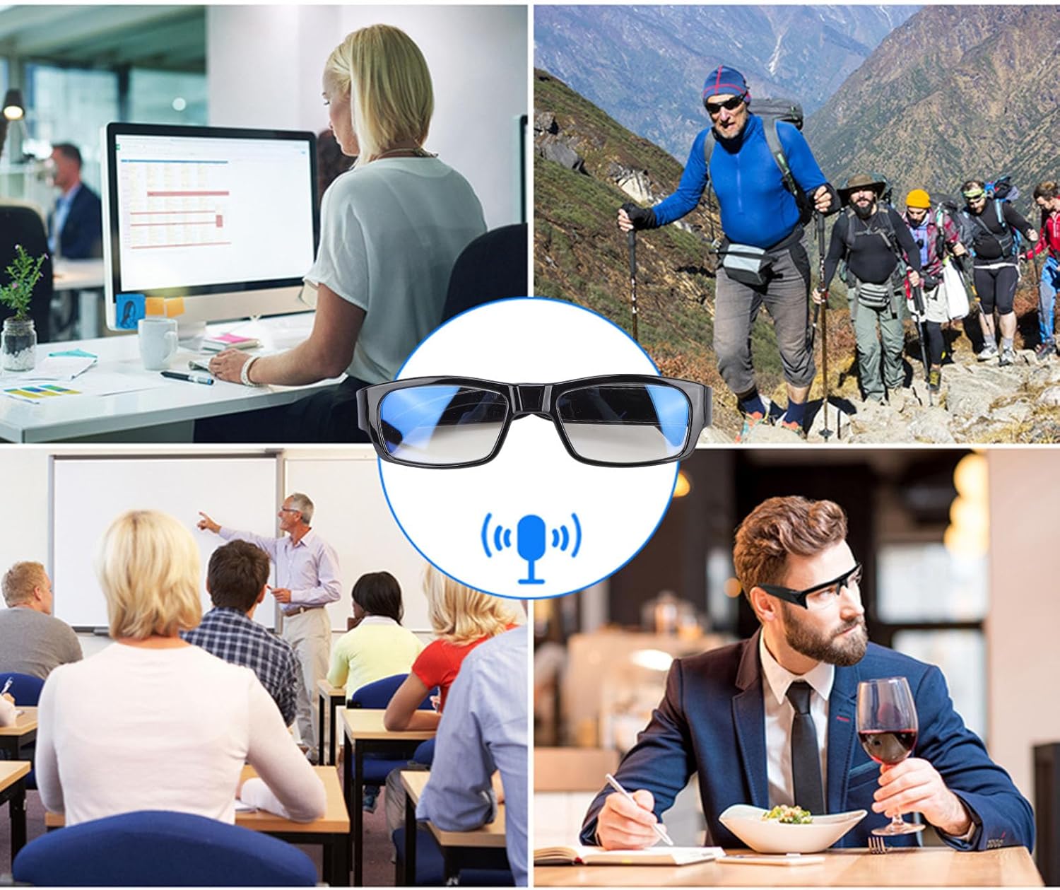 CHEOTIME Smart Camera Classes - Occhiali da Sole HD - immagine 8