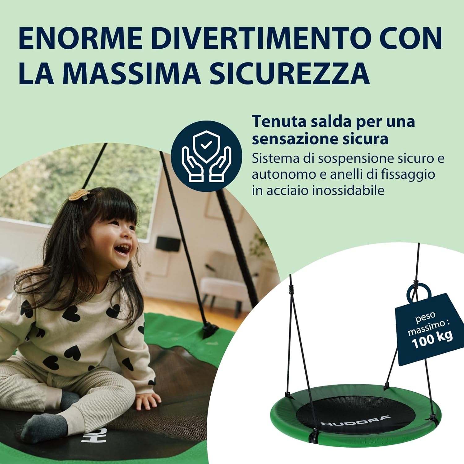 Hudora Altalena Nido Start 90cm - immagine 3