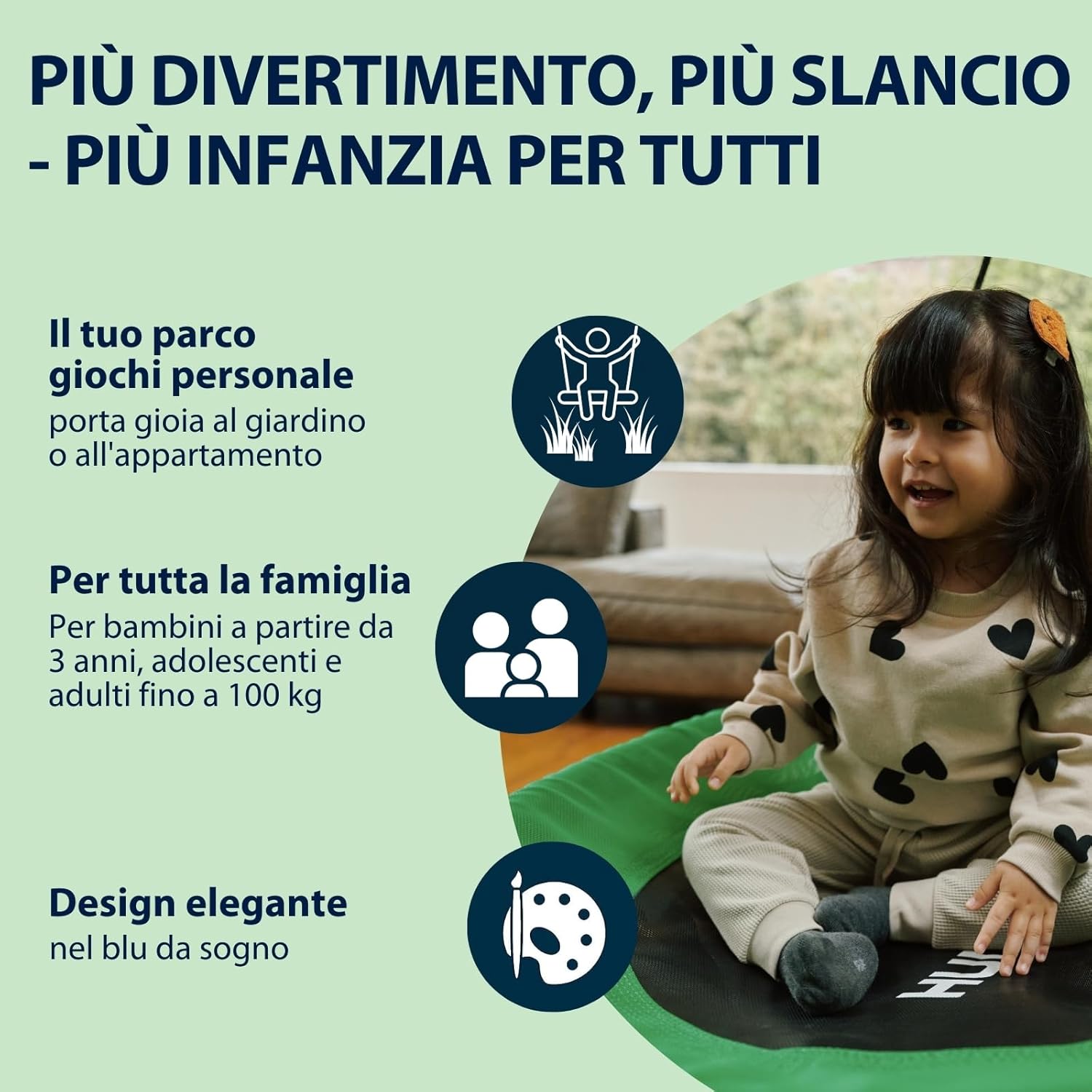 Hudora Altalena Nido Start 90cm - immagine 5