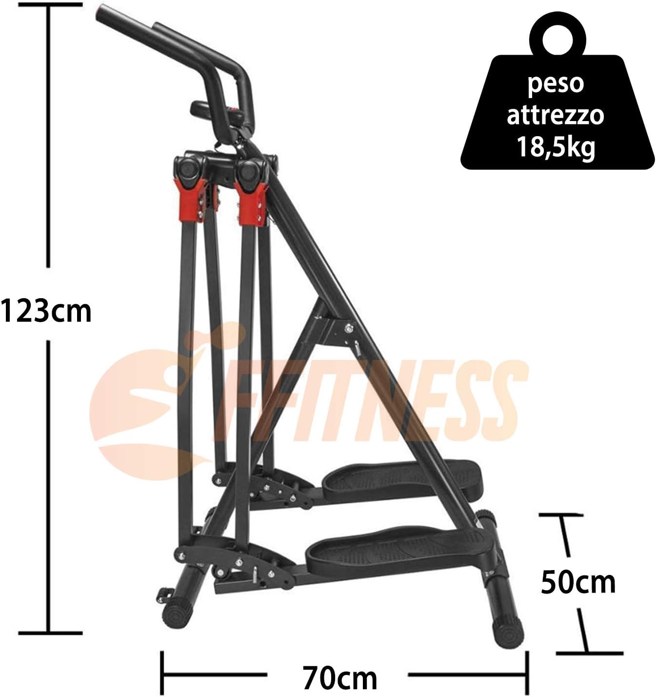 FLMD068N Air Walker Strider Ellittica Pieghevole | Ffitness | Velz