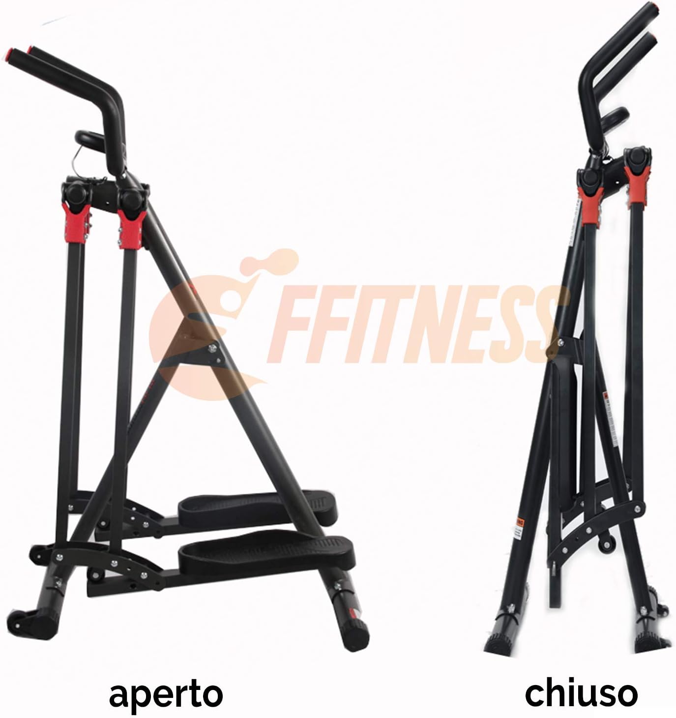 FLMD068N Air Walker Strider Ellittica Pieghevole | Ffitness | Velz