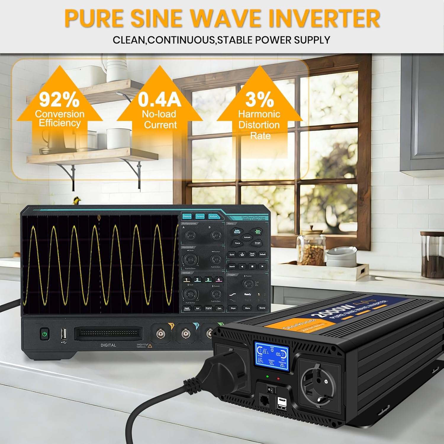 Inverter 24V 220V Onda Pura 2000W/4000W - immagine 2
